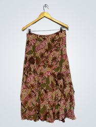 Bandolino Floral Print Midi Skirt