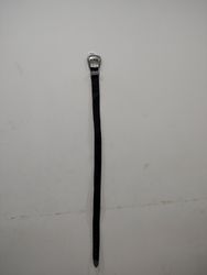 Black Belt with Silver Buckle