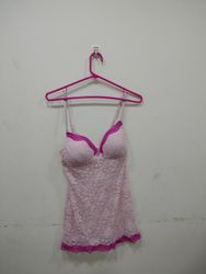 CHICANO CALLE Pink Lace Camisole