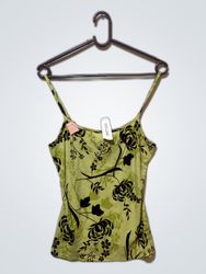 Green Floral Top