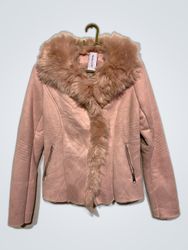 Pink Fur Jacket