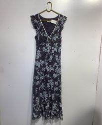 GEORGE Floral Print Dress with Sequin Trim