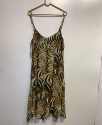 Per Una Zebra Print Midi Dress