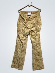 Deerberg Women's Floral Print Corduroy Pants