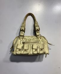 ALDO Cream Leather Handbag