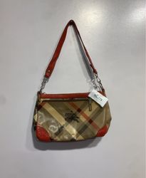 Burberry Haymarket Check Shoulder Bag