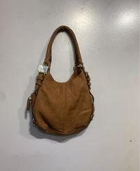 Brown Leather Shoulder Bag