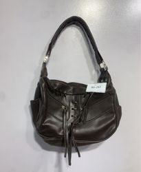 Brown Leather Handbag BG-257