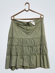 Tiered Midi Skirt