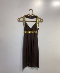 Brown Evening Dress