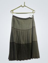 Pleated Midi Skirt