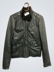 Women's Black Leather Jacket