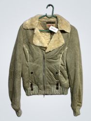 ONLY Faux Suede Aviator Jacket