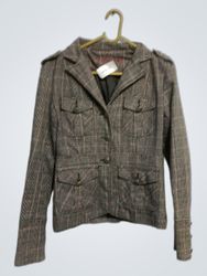 Amisu Women's Plaid Blazer