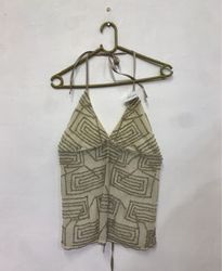 Beaded Halter Top