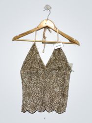 Beaded Halter Top