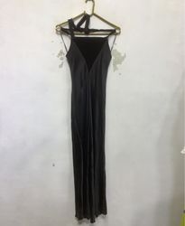 Schwarzes Slipkleid