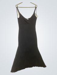Yessica Black Midi Dress