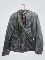 AUTHENTIC CLOTHING COMPANY Black Leather Jacket