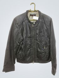Cabrini Black Leather Jacket OJ-032