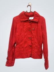 Jaqueta de Denim Vermelha Vero Moda