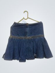 Jeansrock mit Reißverschlussdetails