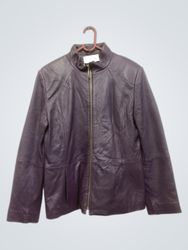 Gill's Purple Leather Jacket