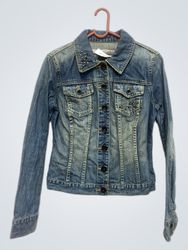 ONLY JEANS Denim Jacket with Graphic Back