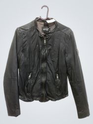 Amage Black Leather Jacket