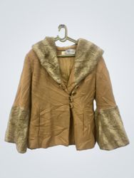 Fany Lux Collection Giacca marrone con rifiniture ..