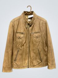 Green ICE Leather Jacket