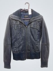 Blue Leather Jacket