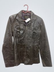 Fan Louis Cuir Peaux Paris Leather Jacket