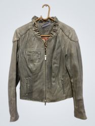 Ginger Leather Jacket