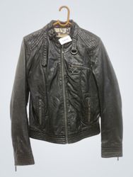 Black Faux Leather Jacket