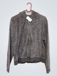 Juicy Couture ベロア ジップアップ フーディ