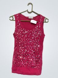 ISTINTI Pink Sequin Tank Top