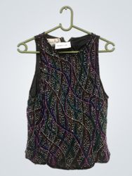 Lawrence Kozar Paris-New York Top sem Mangas com M..