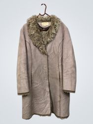 Women's Faux Fur Trimmed Coat
