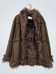 Brown Faux Fur Lined Jacket