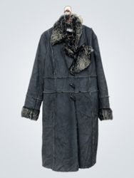 Zelia Women's Faux Fur Lined Long Coat