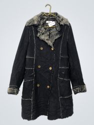 b.p.c. bonprix collection women's black faux fur l..