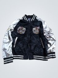 Japanese Traditional Dragon Bomber Jacket