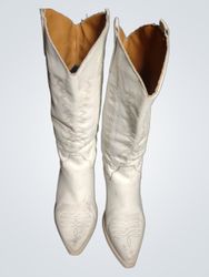 White Cowboy Boots