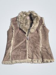 Denim & Co. Faux Fur Vest