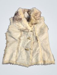 CHelly Faux Fur Trimmed Vest