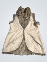 Women's Faux Fur Trimmed Vest