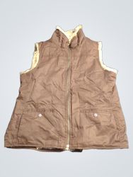 Brown Faux Fur Lined Vest