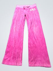 Calças de veludo Juicy Couture modelo track