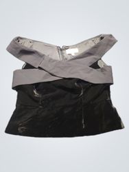 Coast Black Velvet Off-the-Shoulder Top